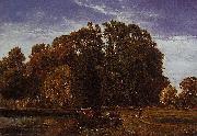 Theodore Fourmois The lake at Beloeil oil painting